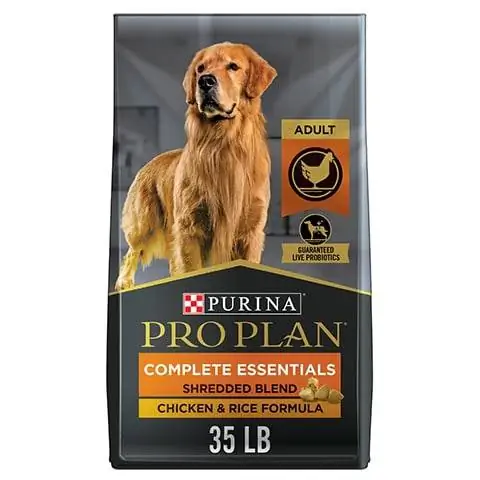 Purina Pro Plan High Protein Shredded Blend Chicken & Rice Formula Makanan Anjing Kering