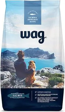 Wag Wholesome Grains Losos Food