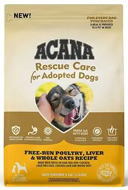 ACANA Rescue Care for Adopted Dogs Ξηρά τροφή για σκύλους με ευαίσθητη πέψη σε πουλερικά