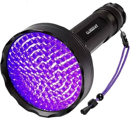 GLOSSDAY Blacklight Flashlight