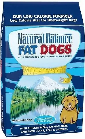 Natural Balance Fat Dogs Vištienos ir lašišos formulė Mažo kaloringumo sausas šunų maistas