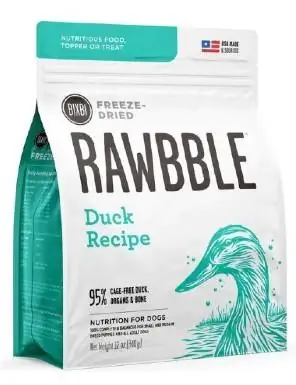 Recette de canard Rawbble Bixbi