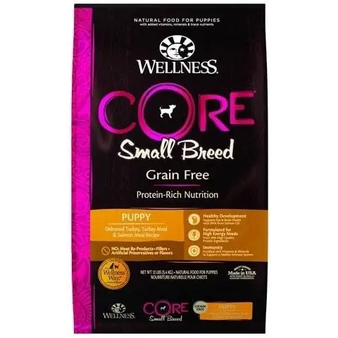 Wellness CORE Small Breed Puppy Resep Kalkun Deboned Makanan Anjing Kering Bebas Gandum