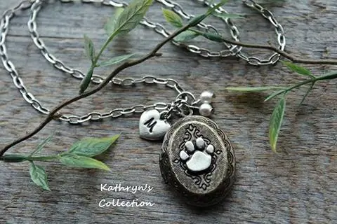 Paw Print Locket