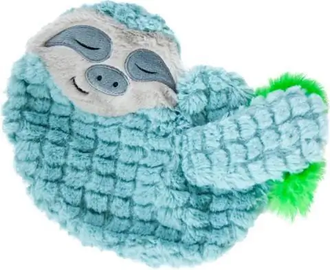 Petstages Purr Pillow Snoozing Snoozing Sloth Calming Cat Toy