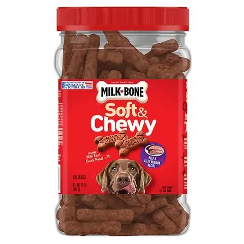 Milk-Bone Soft & Chewy Dog Treat Semua Usia - Filet Mignon