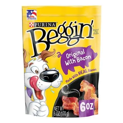 Purina Beggin' Strips Original dengan Bacon