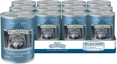 Blue Buffalo Wilderness Turkey & Chicken Grill Grain-Free Canned Dog Food