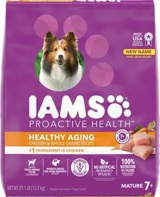 Iams He althy Ageing volwassen en senior groot ras