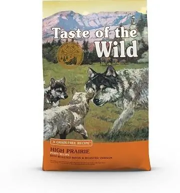 3Rasa Makanan Anjing Kering Tanpa Biji Formula Wild High Prairie Puppy