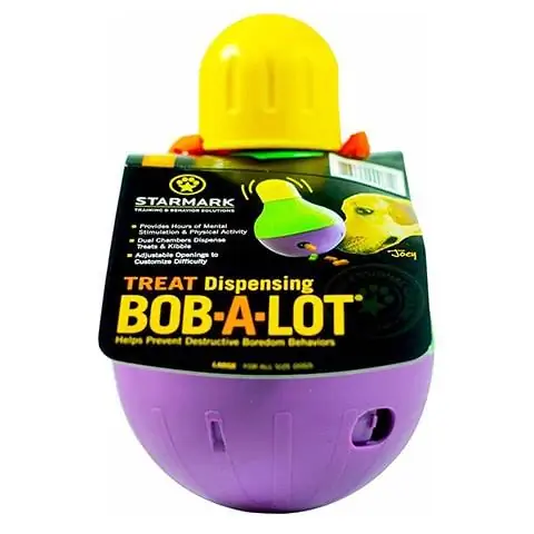 Starmark Bob-A-Lot Interactive Pet Toy