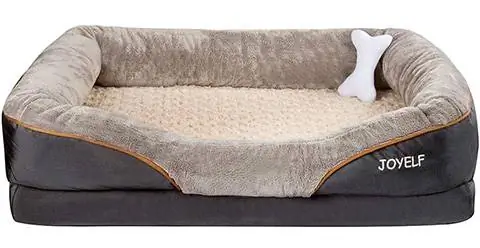 JOYELF Memory Foam Orthopedic Dog Bed at Sofa