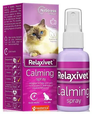 Relaxivet مهدئ فرمون بخاخ وطارد للخدوش