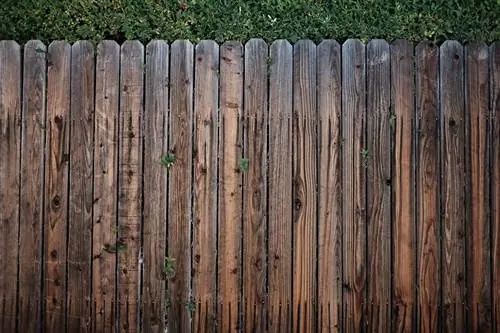 clôture en bois