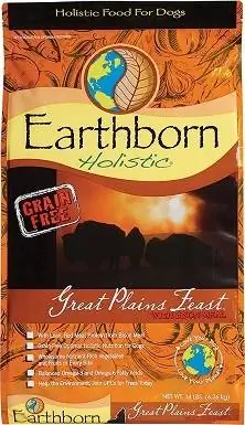 6Earthborn Holistic Great Plains Feast Nourriture sèche naturelle sans céréales pour chiens