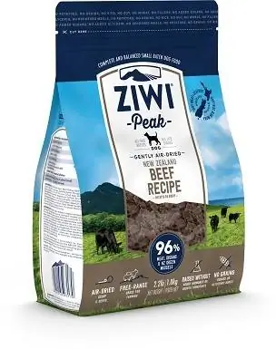 6Ziwi Peak Beef Hrana za pse sušena na zraku