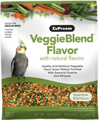 ZuPreem VeggieBlend päivittäinen keskikokoinen linturuoka