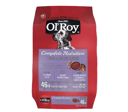 Ol' Roy Complete Nutrition T-Bone & Bacon Flavor מזון יבש לכלבים