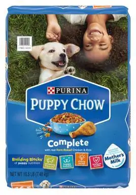 Purina Puppy Chow жоғары ақуызды нағыз тауық еті құрғақ ит тағамы