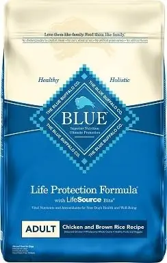 4Blue Buffalo Life Protection Formula Adulto Frango & Receita de Arroz Integral Ração Seca para Cães