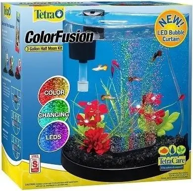 Kit Akuarium Setengah Bulan Tetra ColorFusion