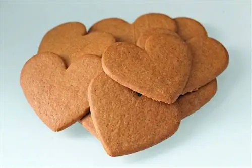 cookies ng gingerbread heart