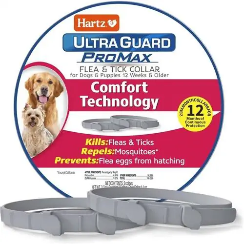 Hartz Ultra Guard ProMax Kiroboto & Tick Collar kwa ajili ya Mbwa