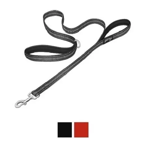 Prima Pets Dual-Handle Reflective Dog Leash