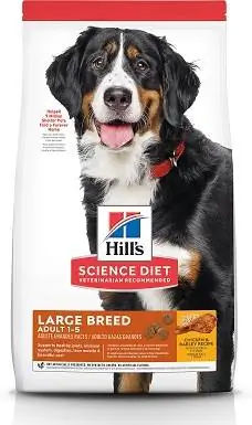 10Hill's Science Diet Adulto Raça Grande Frango & Cevada Receita Ração Seca para Cães