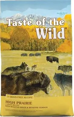 1Taste of the Wild High Prairie Ração seca sem grãos