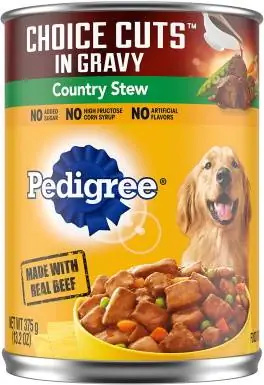 PEDIGREE CHOICE CUTS في مرق طعام الكلاب الرطب المعلب للبالغين