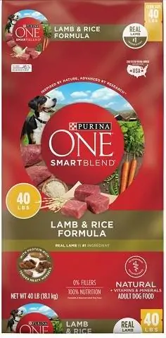 Purina ONE SmartBlend bárány és rizs felnőtt formula száraz kutyaeledel