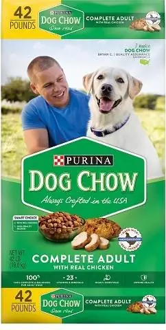 Dog Chow komplett vuxen med äkta kycklingtorr hundmat