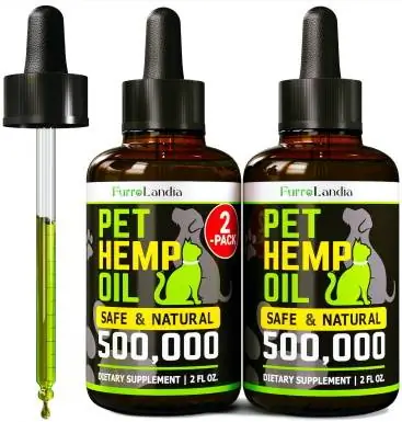 FurroLandia Hemp Oil para sa Mga Aso at Pusa