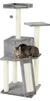 Frisco 52-in. Faux Fur Cat Tree & Condo