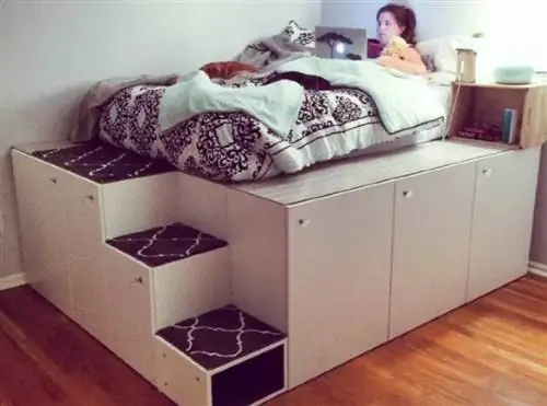 DIY IKEA হ্যাক প্ল্যাটফর্ম বিছানা