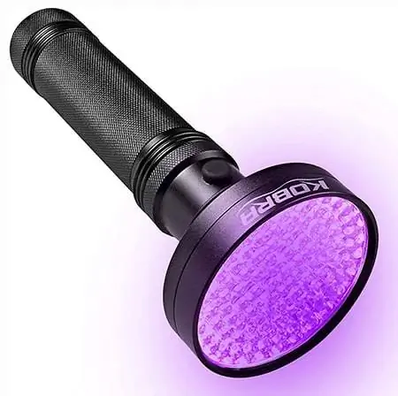 Lampe de poche à lumière noire UV KOBRA 100 LED