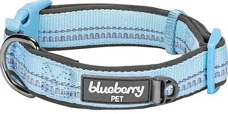 Blueberry Pet 3M Spring Pastell Polyester Reflekterende Hundehalsbånd