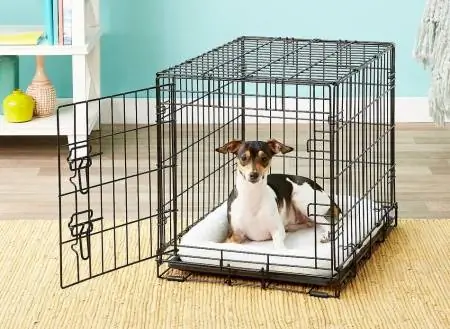 Frisco Fold & Carry Cage pliable pour chien en fil de fer à une porte