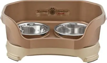 Neater Pets Neater Feeder Deluxe Gamelles pour chien surélevées et anti-salissures