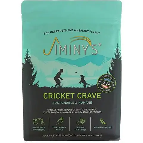 Cibo per cani secco Cricket Crave di Jiminy