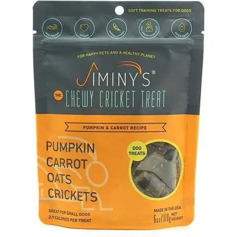 Jiminy's Cricket Cookie Pumpkin & Carrot Recipe Soft Training Dog Treats χωρίς κοτόπουλο