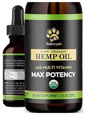 Billion Pets Hemp Oil για σκύλους και γάτες