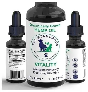 Pet Standards Vitality Organic Hemp Oil για σκύλους και γάτες