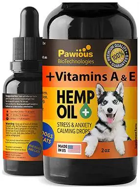 Pawious Hemp Oil για σκύλους και γάτες