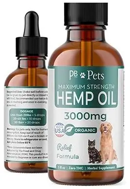 PB Pets Hemp Oil για σκύλους και γάτες