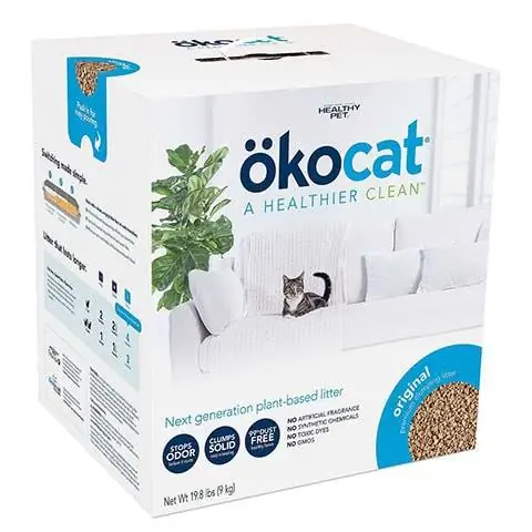 Okocat ორიგინალური Premium Wood Clumping Cat Litter