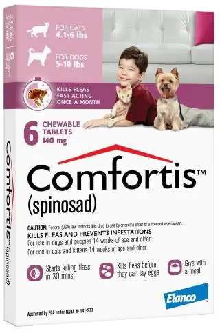 Tablet Kunyah Comfortis untuk Anjing