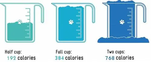 conteggio delle calorie Purina Assaporate il cibo per cuccioli