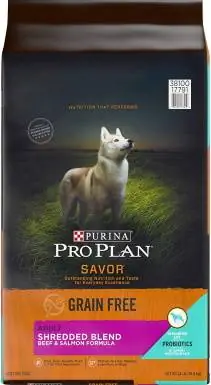 Purina Pro Plan con probiotici, cibo per cani senza cereali